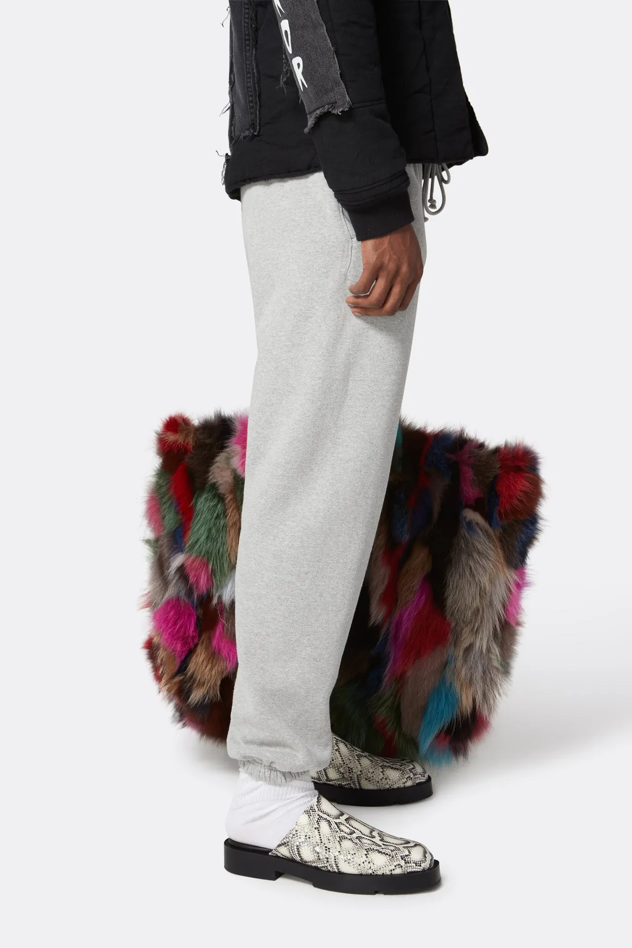 GALLERY DEPT. ENGLISH LOGO SWEAT PANTS E English basic logo sweatpants Vintage washed trousers floral gray S-XL